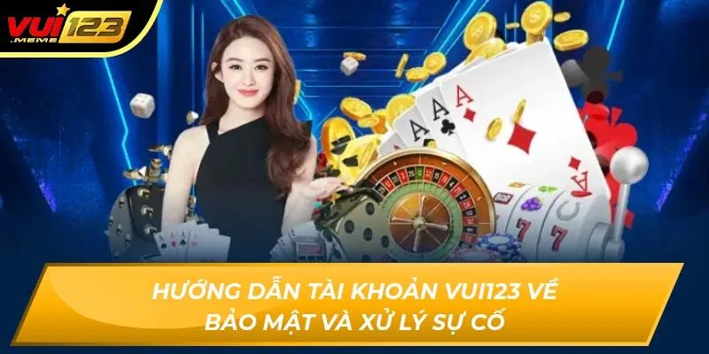 Hướng dẫn tài khoản Vui123 về bảo mật và xử lý sự cố